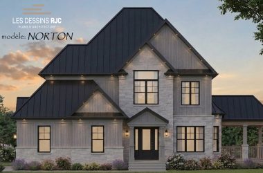 plan maison RJC. modèle Norton